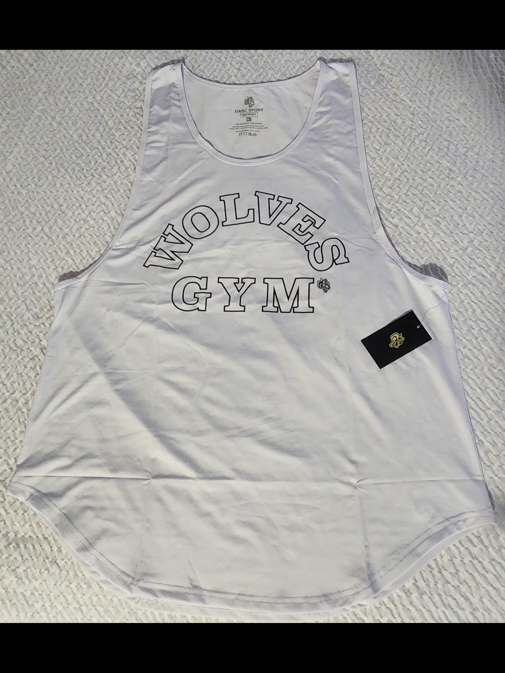 Darc Sport Wolves Gym "Dry Wolf" Men's Drop Tank - XL